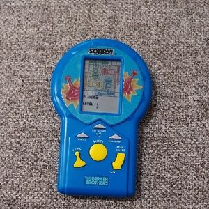 Parker Brothers Sorry! Handheld Game - Blue